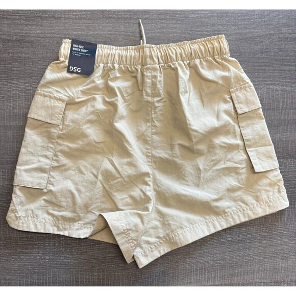 DSG Women's High-Rise 3" Woven Shorts, Small, Tan - Picture 5 of 5